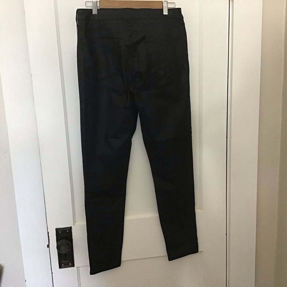 NWT Seven7 Matte Black Coated Skinny Jeans 14 12 10 - Picture 8 of 14